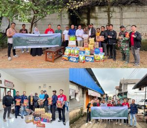 Forum CSR Lampung dan IWO Kolaborasi Berikan Bantuan Korban Banjir di Bandarlampung