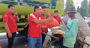 Peduli Sesama DPD Ormas PETIR Kota Metro Giat Bakti Sosial